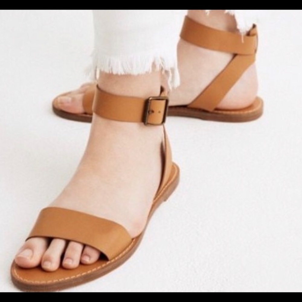NWOT Madewell boardwalk leather straps